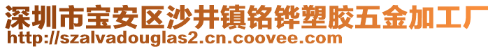 深圳市寶安區沙井鎮銘鏵塑膠五金加工廠