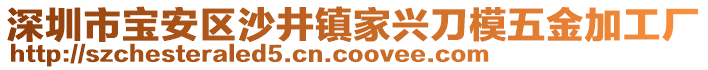 深圳市寶安區沙井鎮家興刀模五金加工廠
