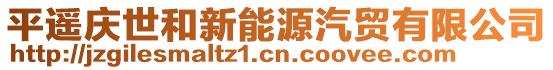 平遙慶世和新能源汽貿(mào)有限公司