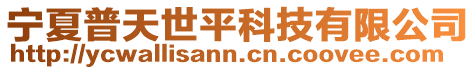 寧夏普天世平科技有限公司