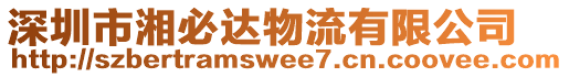 深圳市湘必達物流有限公司