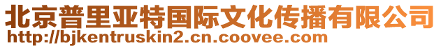 北京普里亞特國際文化傳播有限公司
