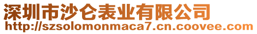 深圳市沙侖表業(yè)有限公司