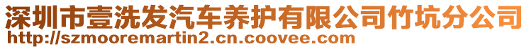 深圳市壹洗發(fā)汽車養(yǎng)護(hù)有限公司竹坑分公司