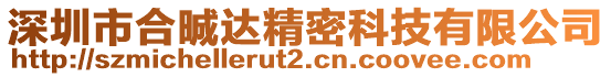 深圳市合晠達精密科技有限公司