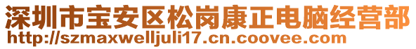 深圳市寶安區(qū)松崗康正電腦經(jīng)營部