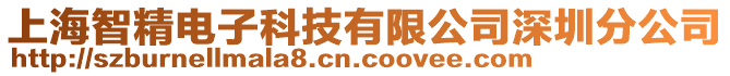 上海智精電子科技有限公司深圳分公司