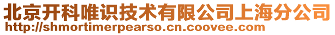 北京開科唯識技術有限公司上海分公司