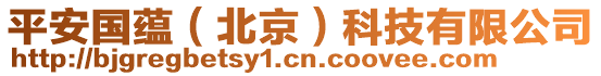 平安國(guó)蘊(yùn)（北京）科技有限公司