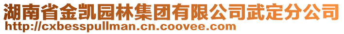 湖南省金凱園林集團有限公司武定分公司