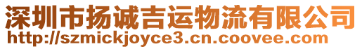 深圳市揚誠吉運物流有限公司