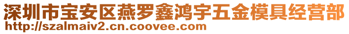 深圳市寶安區燕羅鑫鴻宇五金模具經營部