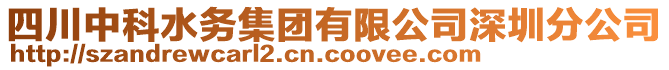 四川中科水務(wù)集團(tuán)有限公司深圳分公司