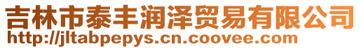 吉林市泰豐潤(rùn)澤貿(mào)易有限公司