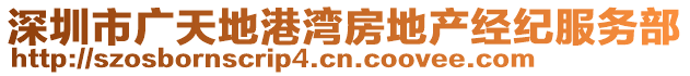 深圳市廣天地港灣房地產(chǎn)經(jīng)紀(jì)服務(wù)部