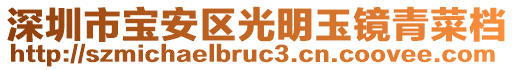 深圳市寶安區(qū)光明玉鏡青菜檔