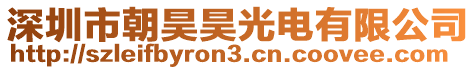 深圳市朝昊昊光電有限公司