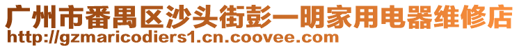 廣州市番禺區(qū)沙頭街彭一明家用電器維修店