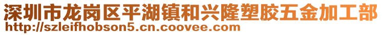 深圳市龍崗區平湖鎮和興隆塑膠五金加工部