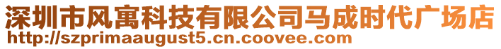 深圳市風(fēng)寓科技有限公司馬成時(shí)代廣場(chǎng)店