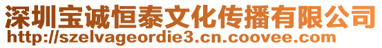 深圳寶誠(chéng)恒泰文化傳播有限公司