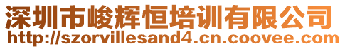 深圳市峻輝恒培訓有限公司