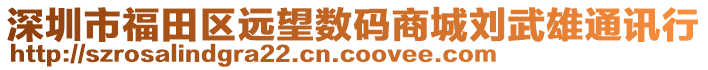 深圳市福田區(qū)遠(yuǎn)望數(shù)碼商城劉武雄通訊行