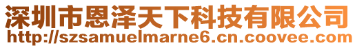 深圳市恩澤天下科技有限公司