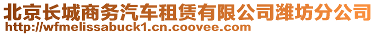 北京長(zhǎng)城商務(wù)汽車租賃有限公司濰坊分公司