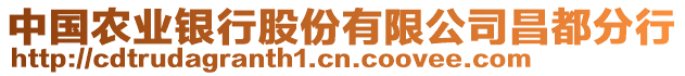 中國(guó)農(nóng)業(yè)銀行股份有限公司昌都分行