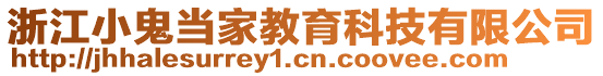 浙江小鬼當(dāng)家教育科技有限公司