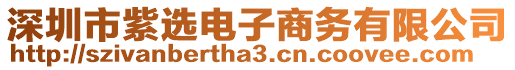 深圳市紫選電子商務(wù)有限公司