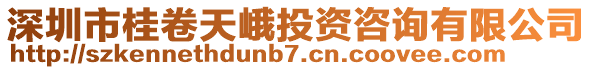 深圳市桂卷天峨投資咨詢有限公司