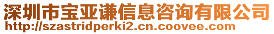 深圳市寶亞謙信息咨詢有限公司