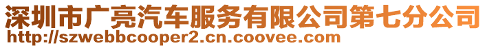 深圳市廣亮汽車服務有限公司第七分公司