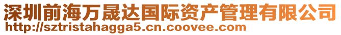 深圳前海萬(wàn)晟達(dá)國(guó)際資產(chǎn)管理有限公司