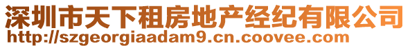 深圳市天下租房地產(chǎn)經(jīng)紀(jì)有限公司