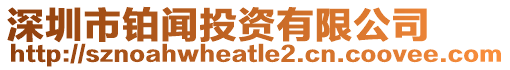 深圳市鉑聞投資有限公司