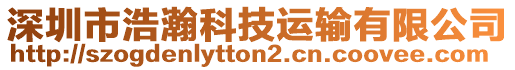 深圳市浩瀚科技運(yùn)輸有限公司