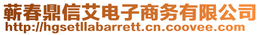 蘄春鼎信艾電子商務有限公司