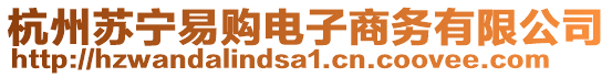 杭州蘇寧易購電子商務(wù)有限公司