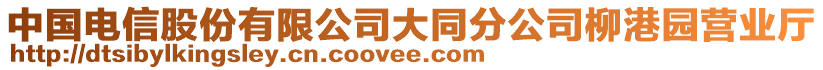 中國(guó)電信股份有限公司大同分公司柳港園營(yíng)業(yè)廳