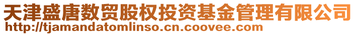 天津盛唐數貿股權投資基金管理有限公司