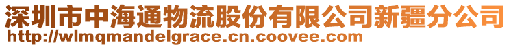 深圳市中海通物流股份有限公司新疆分公司