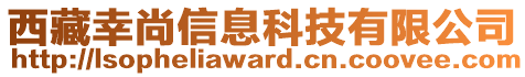 西藏幸尚信息科技有限公司