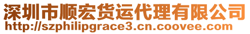 深圳市順宏貨運(yùn)代理有限公司