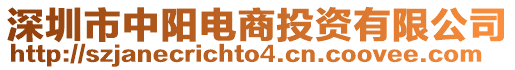 深圳市中陽電商投資有限公司