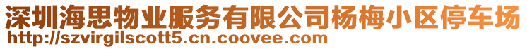 深圳海思物業(yè)服務(wù)有限公司楊梅小區(qū)停車場(chǎng)