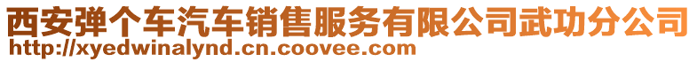 西安彈個(gè)車汽車銷售服務(wù)有限公司武功分公司