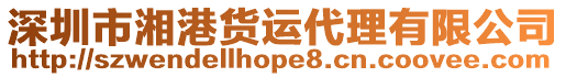 深圳市湘港貨運代理有限公司